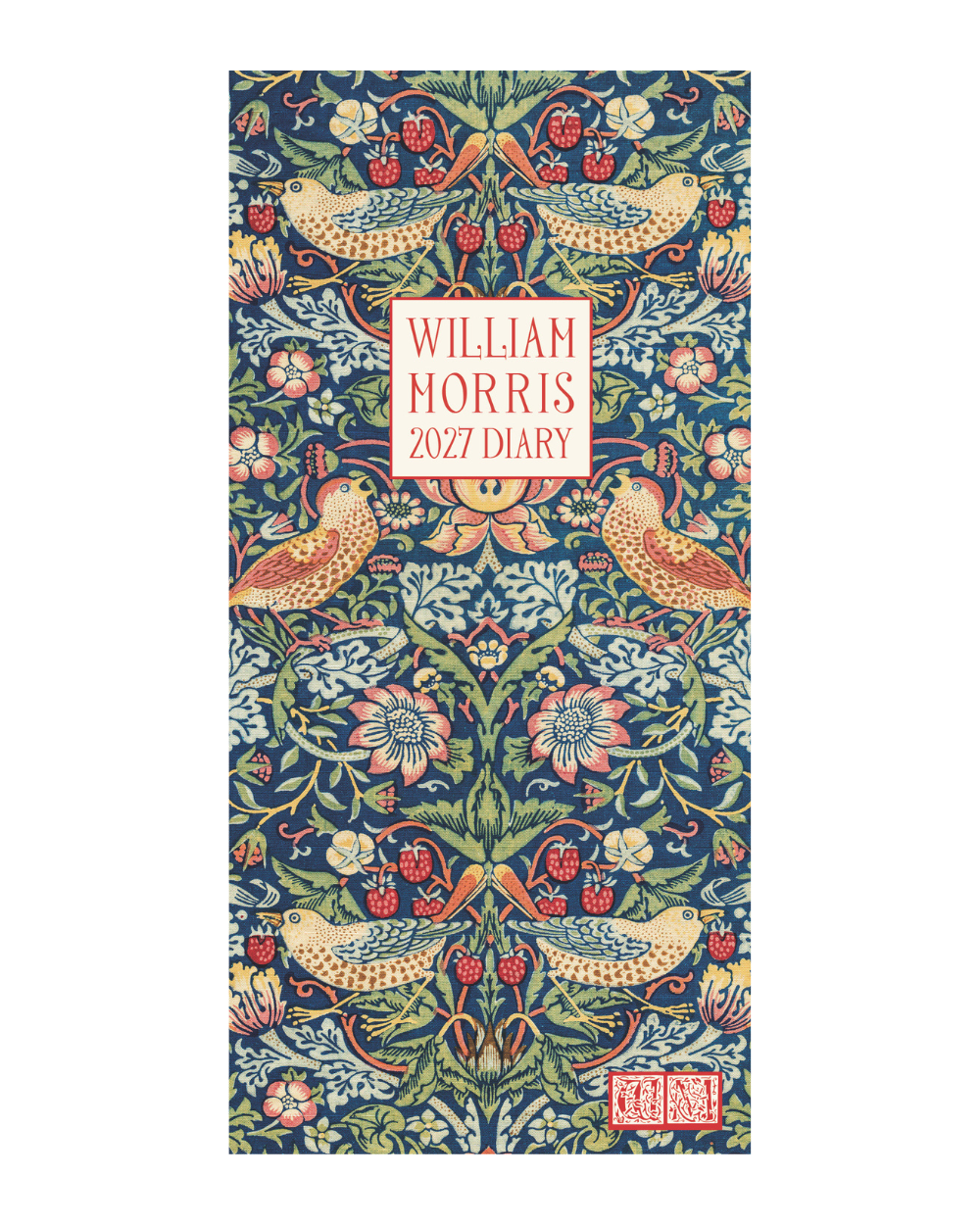 2027 Pocket Diary William Morris Strawberry Thief
