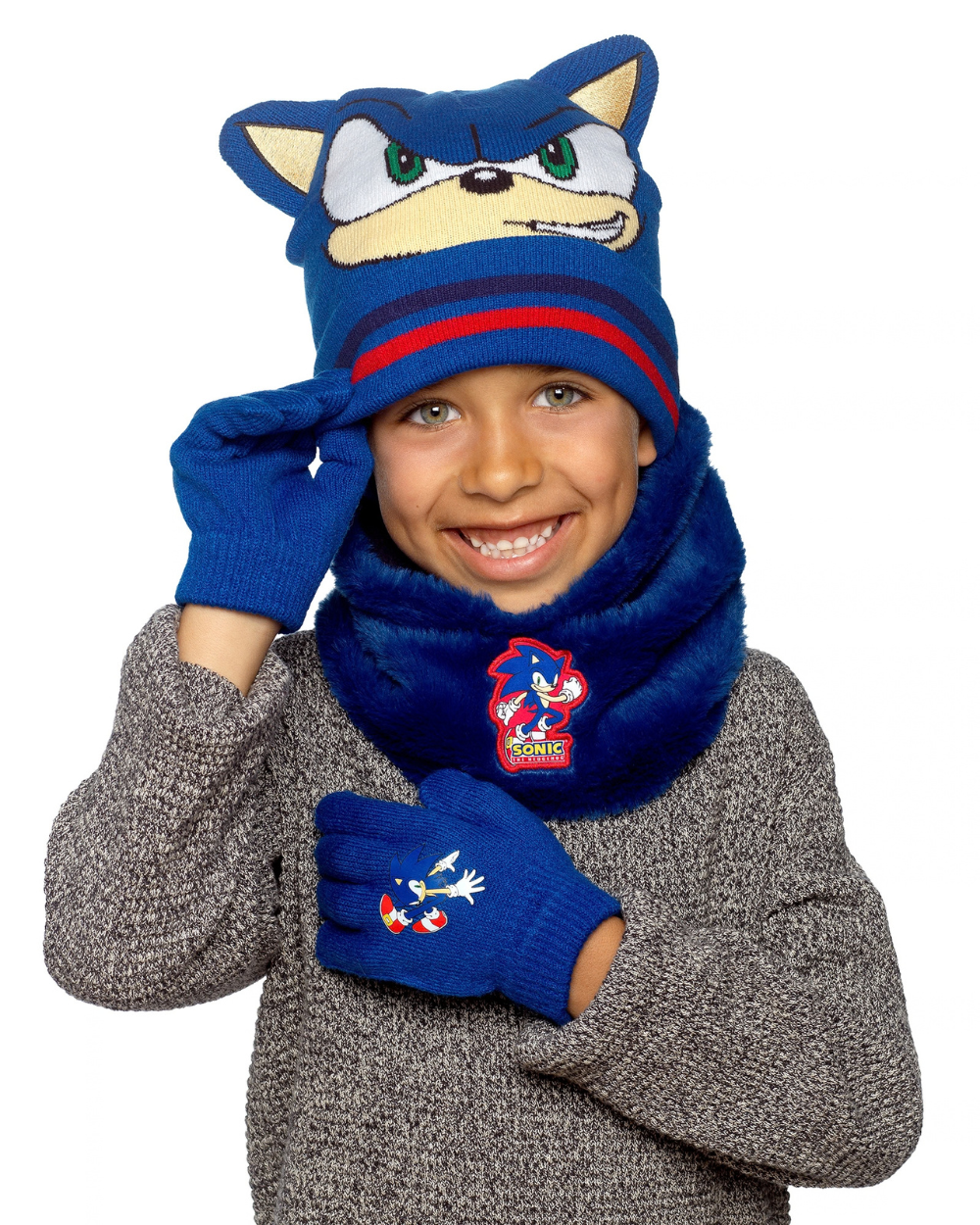 Sonic Children's Winter Accessories Set 3 Piece