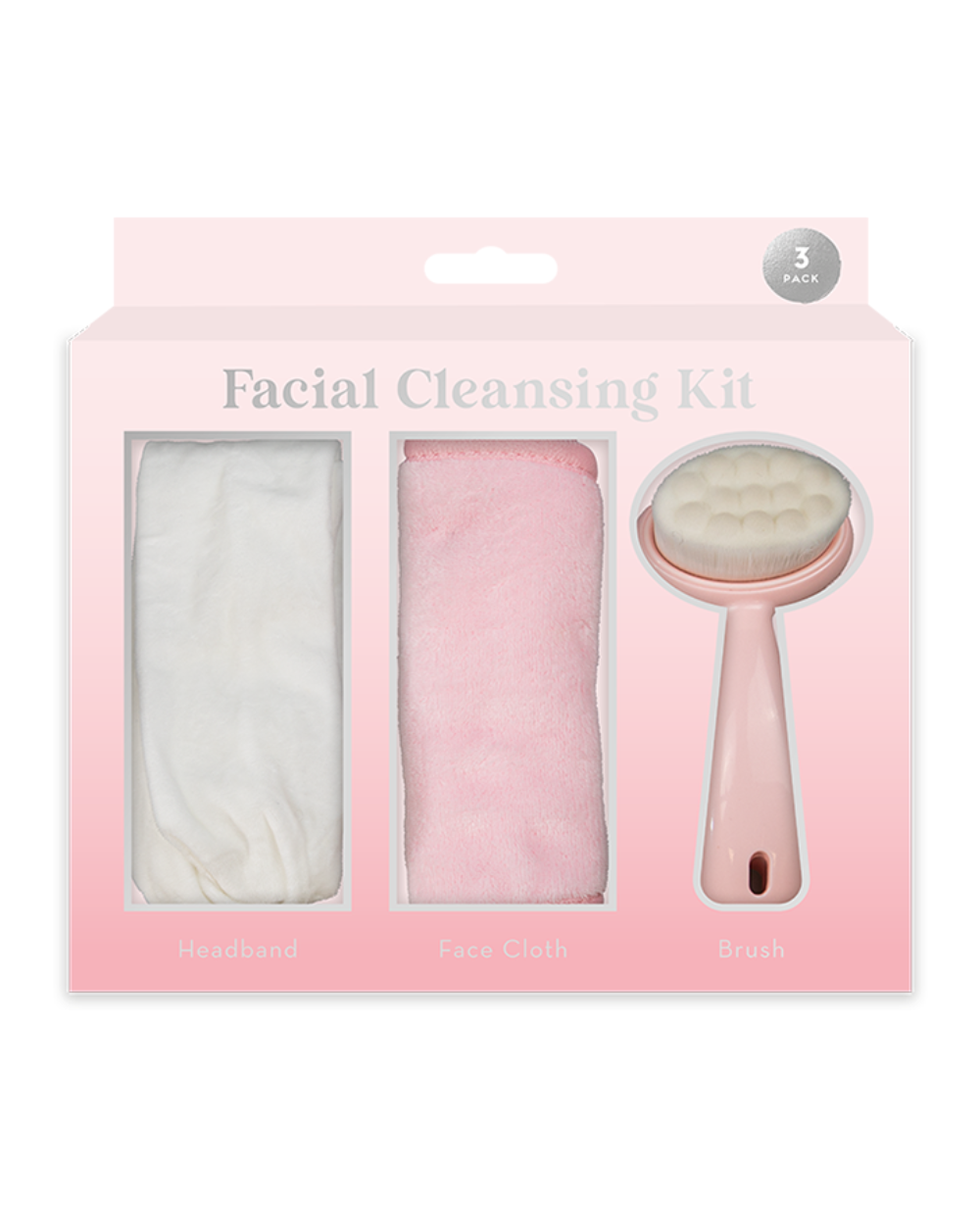 Facial Cleansing Kit Brush Headband & Cloth