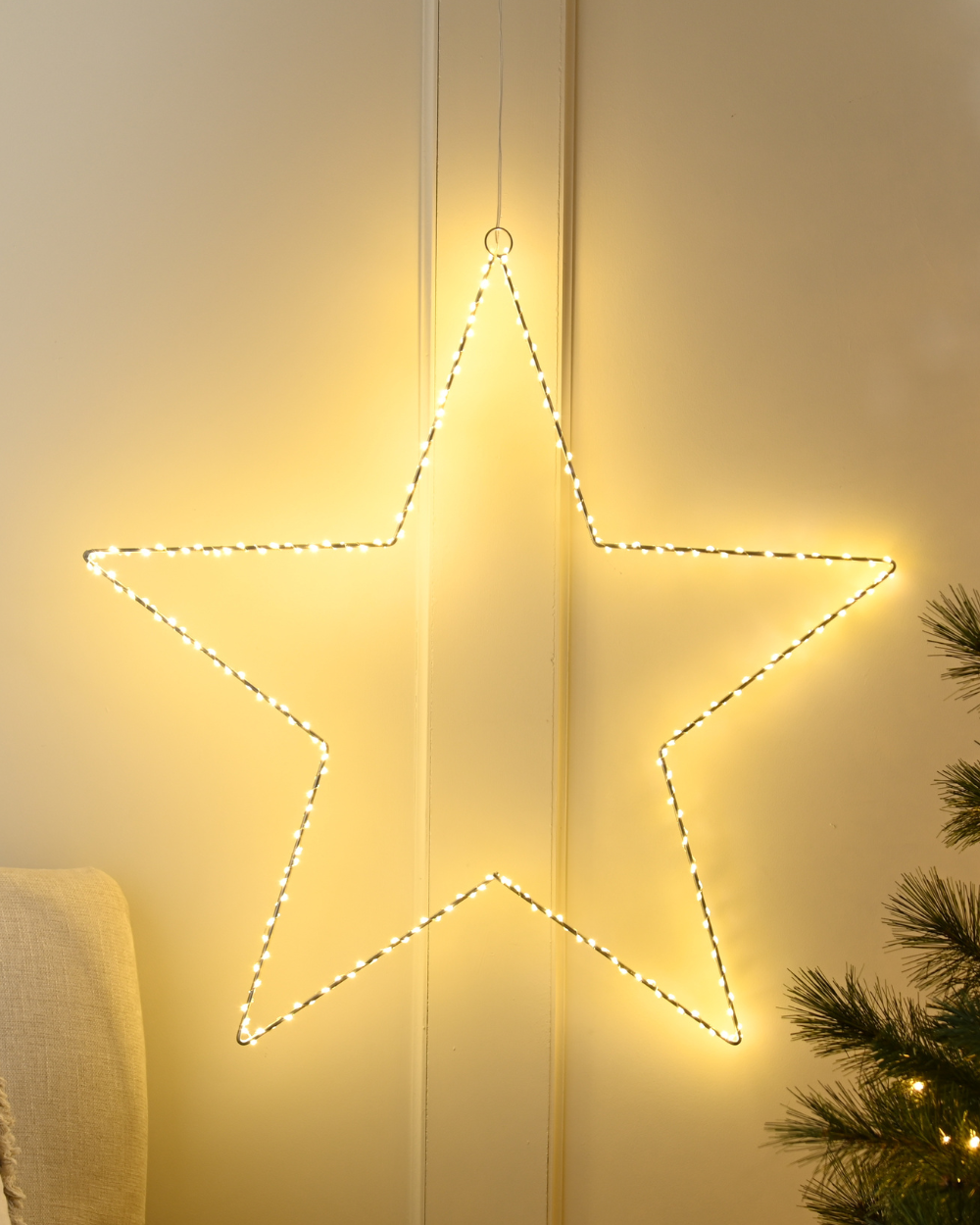 Dewdrop 2D Star Light Warm White LED