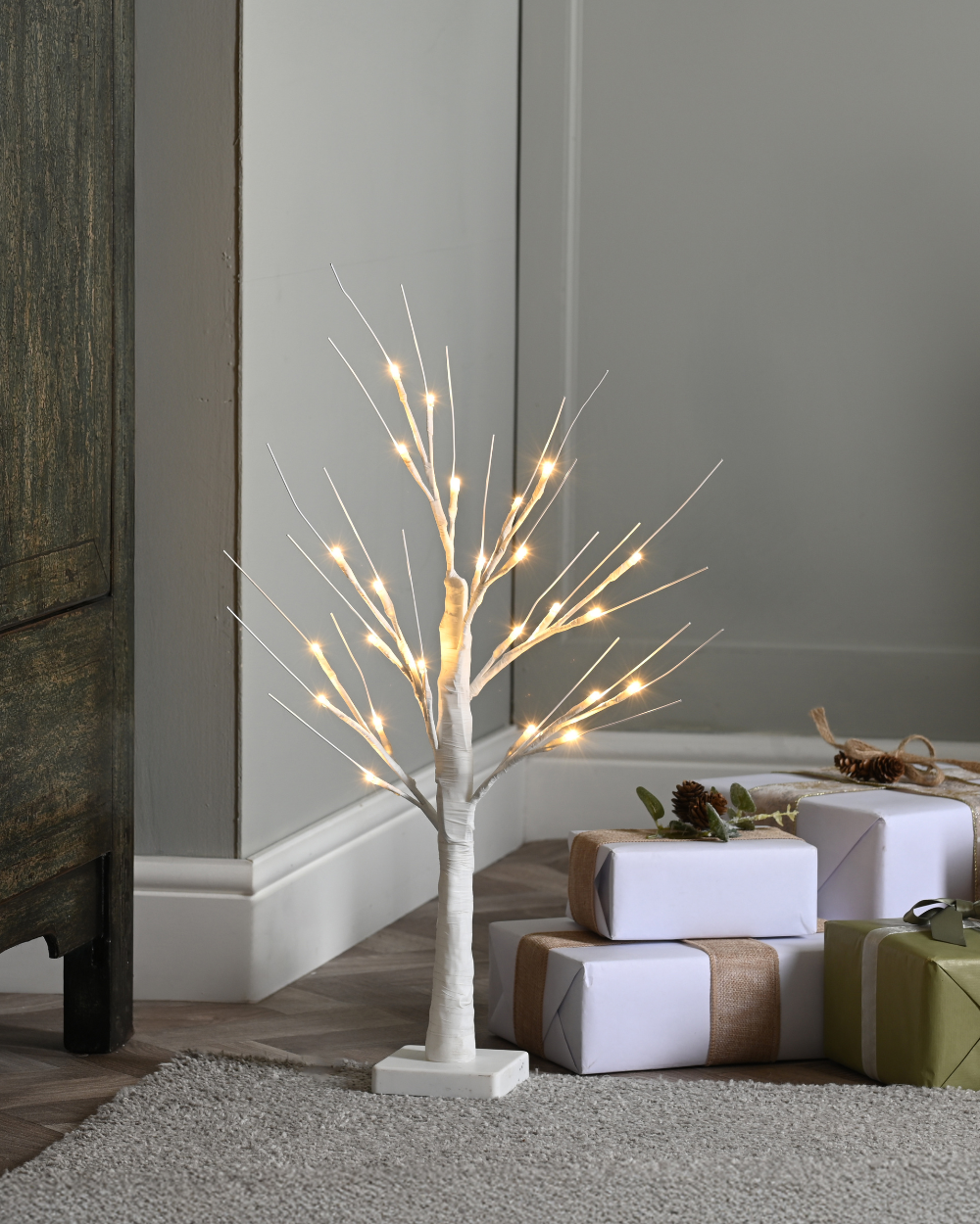White Mini Christmas Tree 60cm