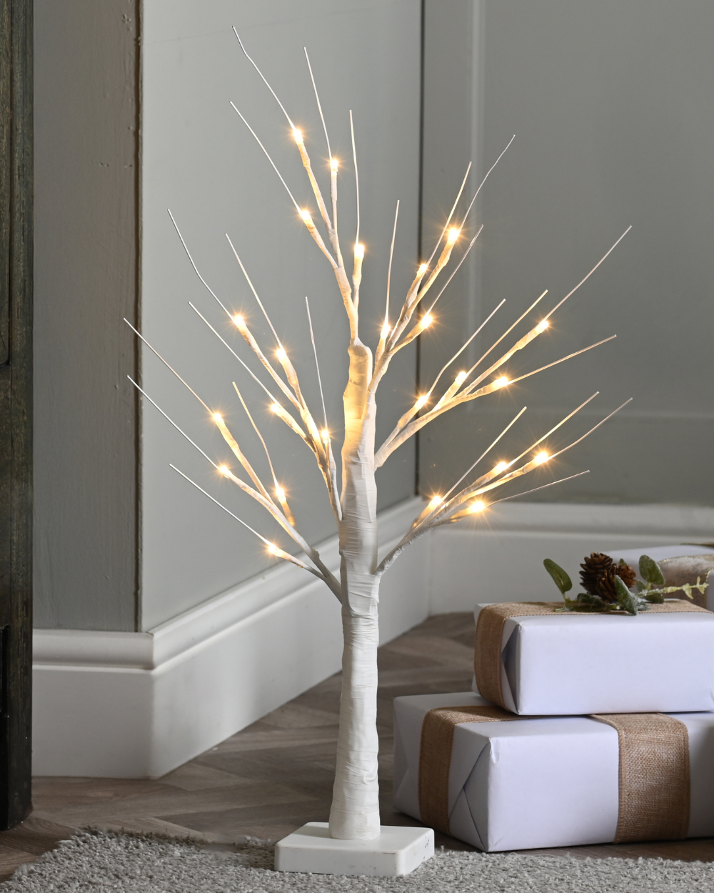White Mini Christmas Tree 60cm