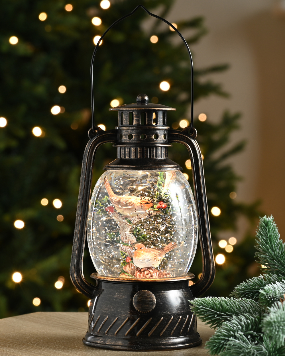Robin Lantern Water Spinner 28cm