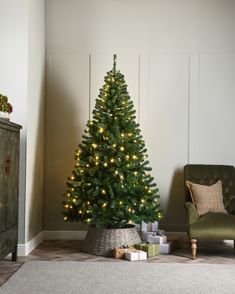 Colorado Pine Christmas Tree Prelit 210cm