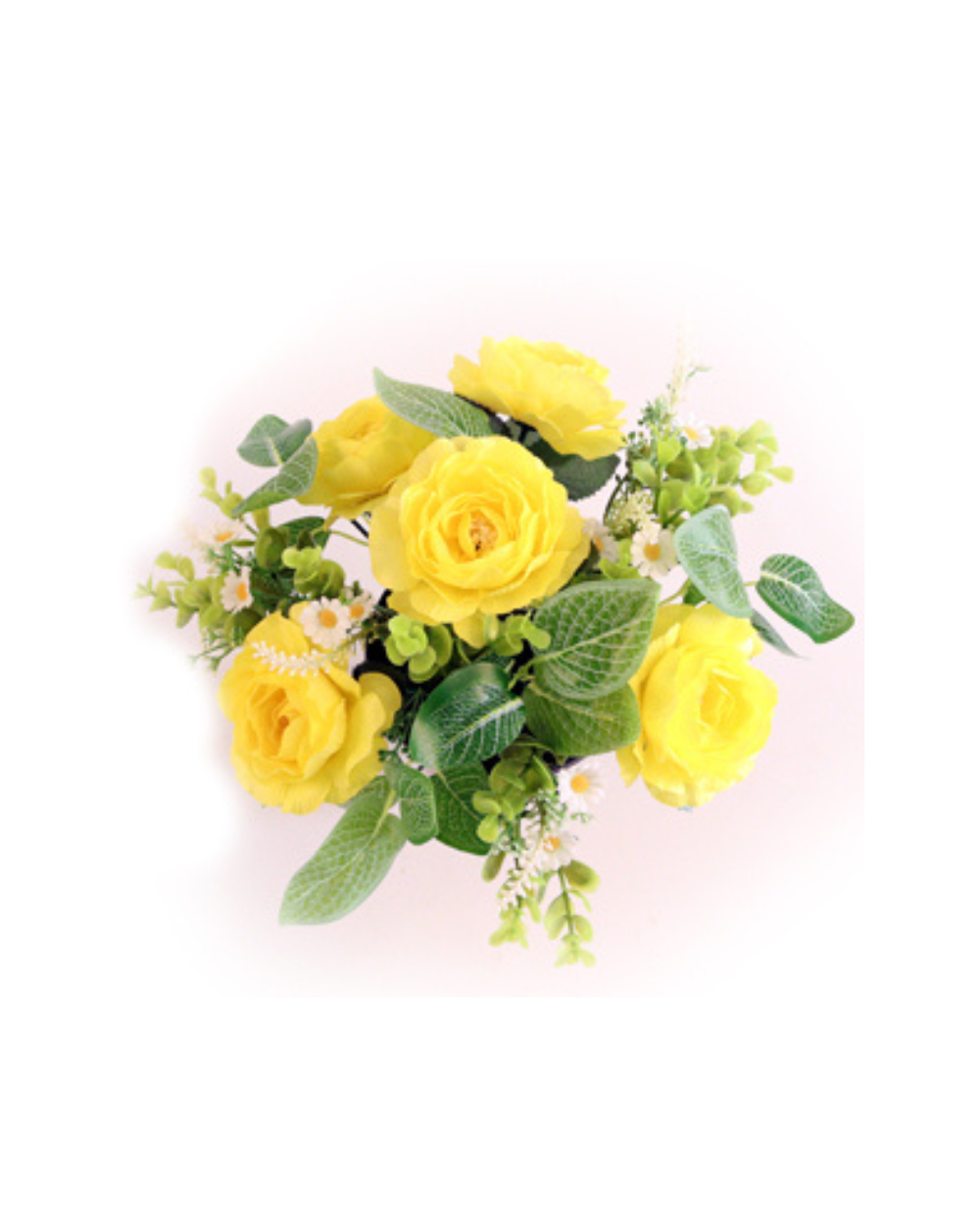 Cabbage Rose Memory Pot