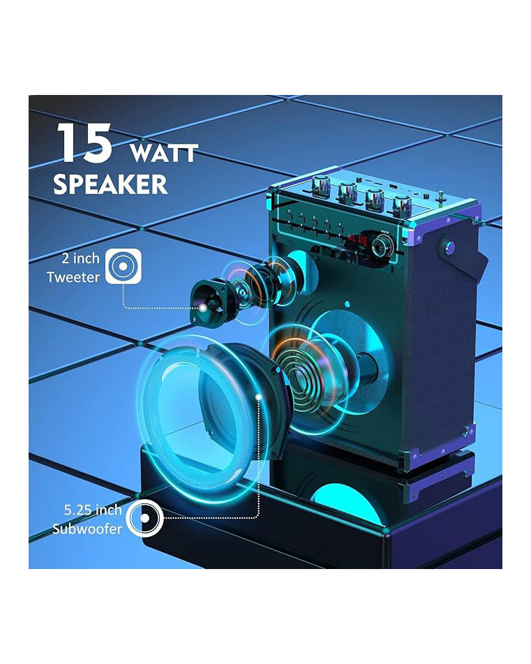 JYX Karaoke Machine with 2 UHF Wireless Microphones