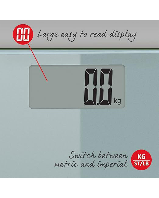 Salter 9028 SV3R09 Digital Bathroom Scales Silver