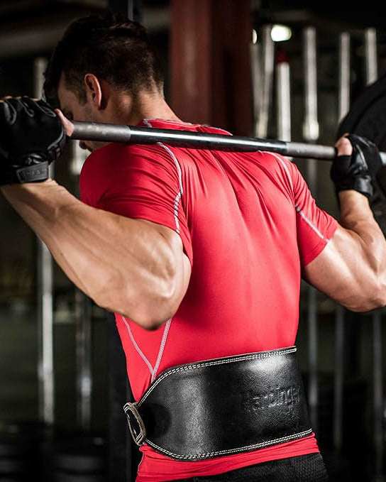 Harbinger Padded Leather Weight Lifting Belt Medium