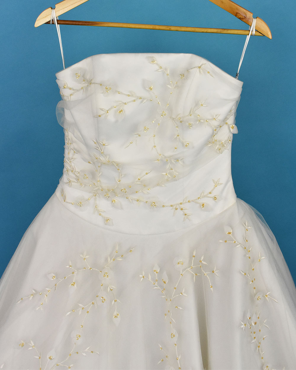 Augusta Jones Ivory Ballgown Wedding Dress Size 12