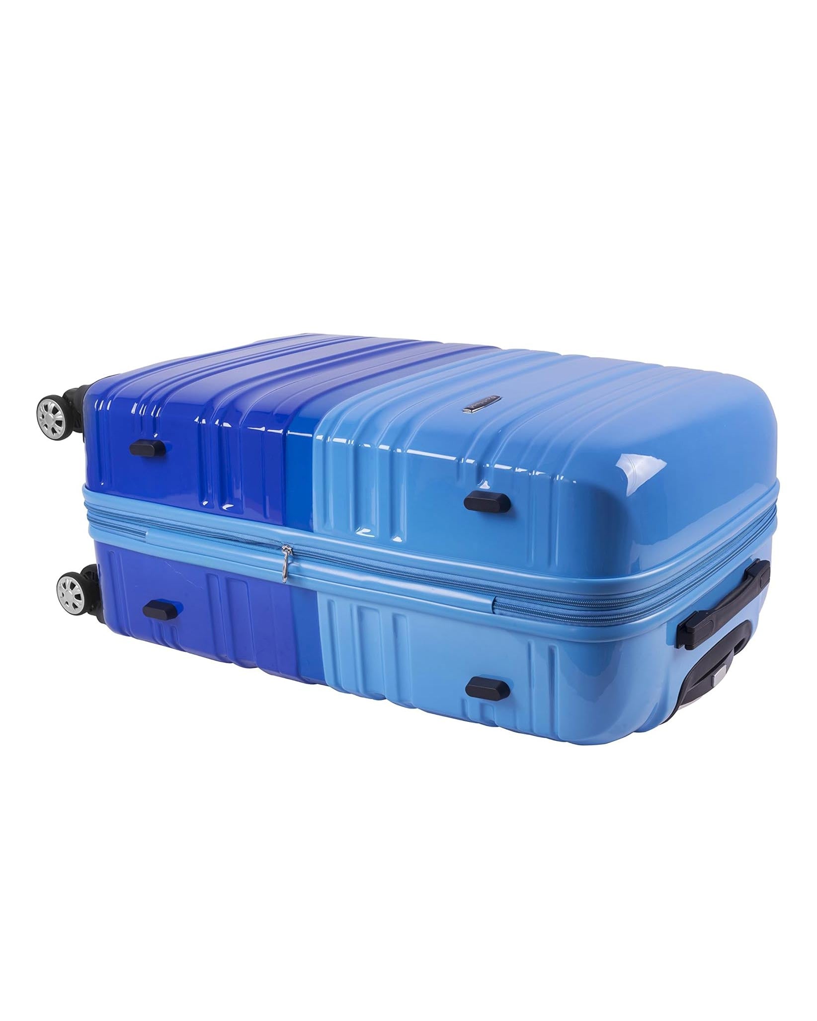 Rockland Melbourne 20" Expandable Cabin Suitcase Blue