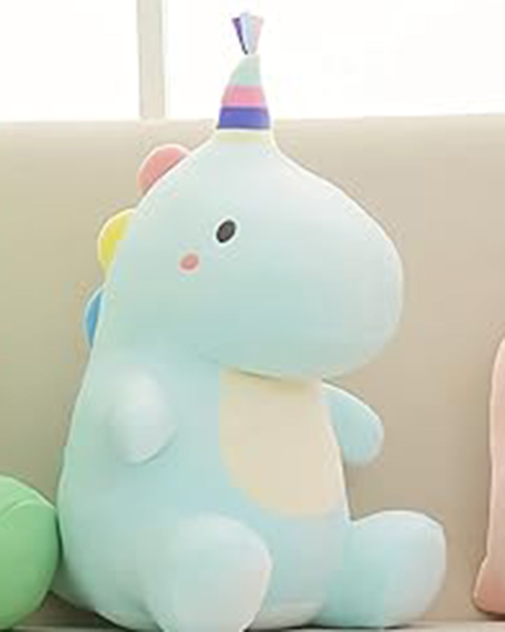 Unicorn Dinosaur Plush Toy Soft Stuffed Animal Kawaii 50cm