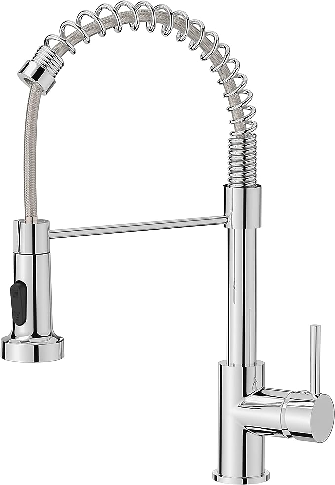 Kitchen Tap Mixer Sink Tap Pull Out Spray Swivel Single