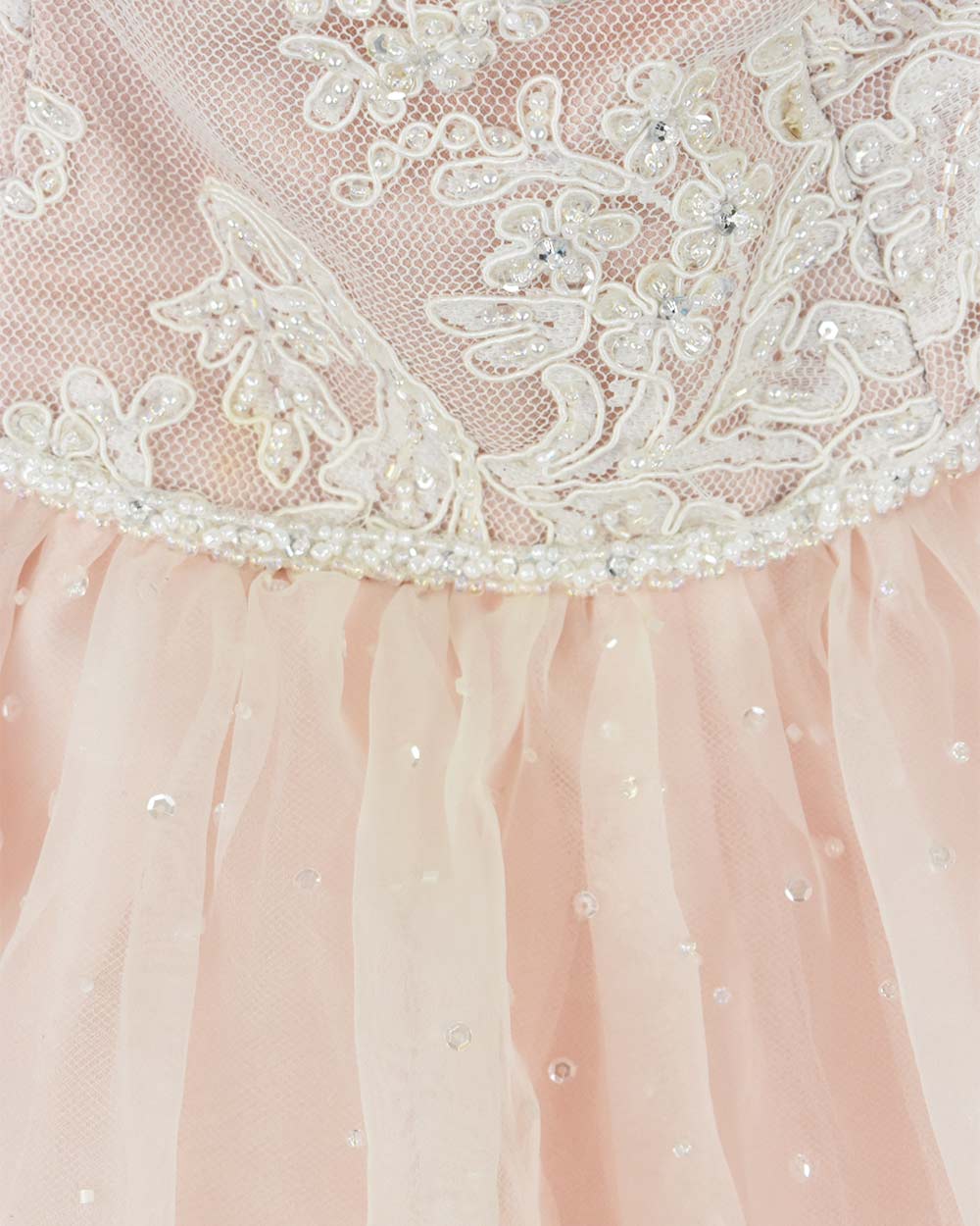 Mori Lee Pale Pink Princess Wedding Dress Size 12