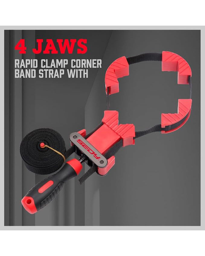 SEDY 13 ft. Belt Band Clamp Strap 90-Degree Corner Pieces