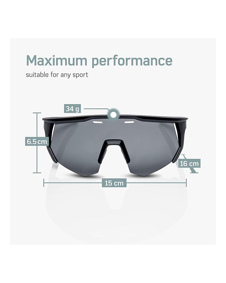 Borgen Cycling Sunglasses with Changeable Lenses Black