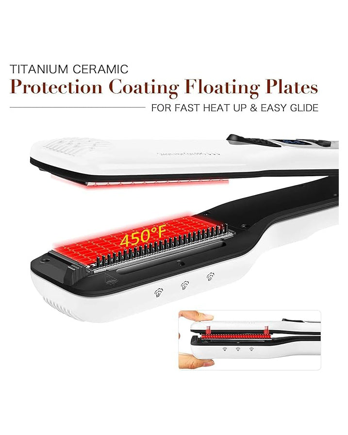 Professional Tourmaline Ceramic Steam Iron for Hair
