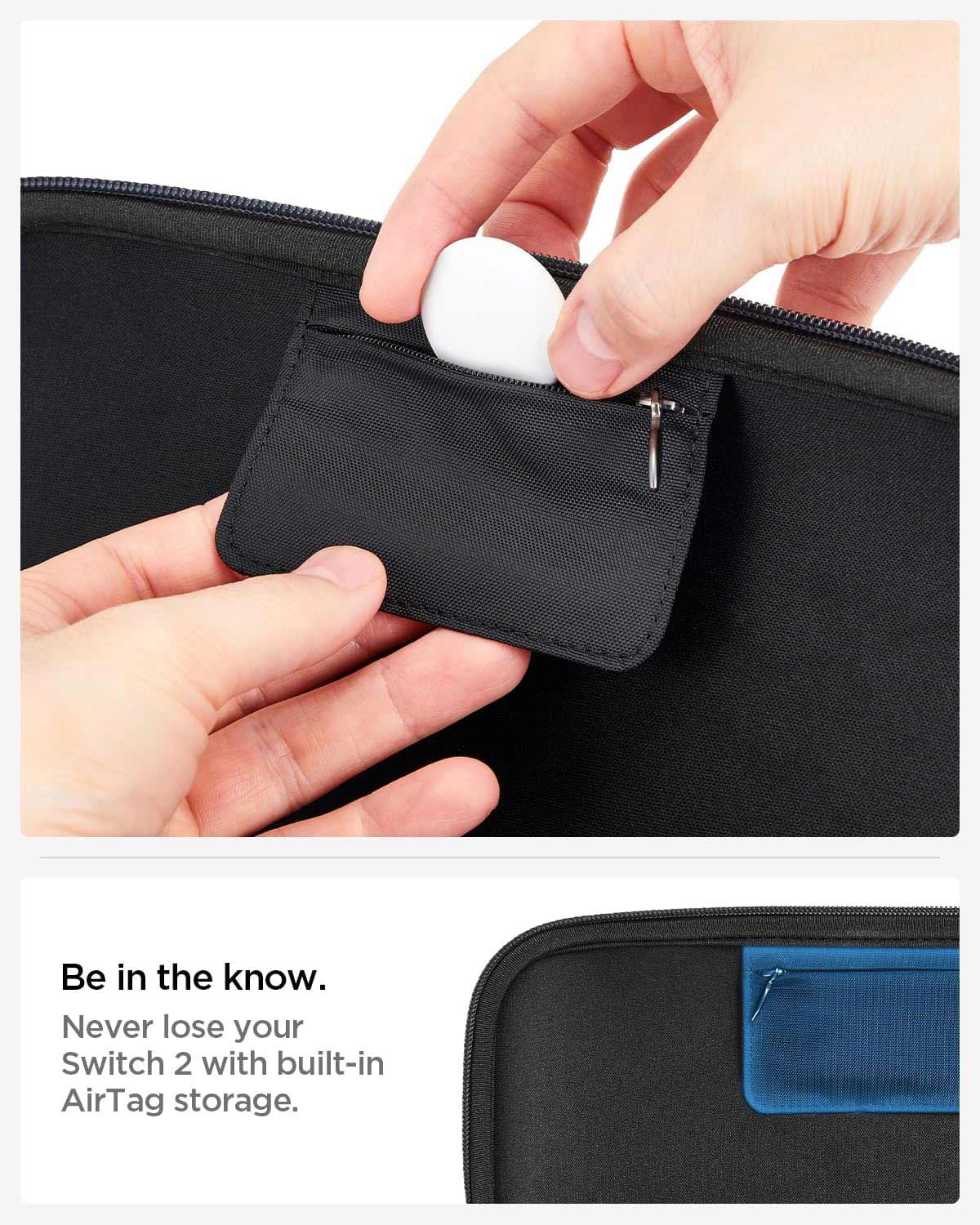 Klasden Compact Carrying Pouch for Nintendo Switch 2 Grey