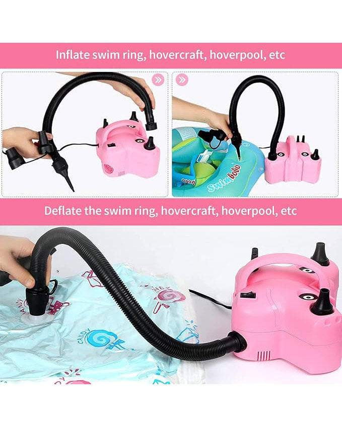 Nestling Electric Air Pump 5 Nozzles to Inflate or Deflate