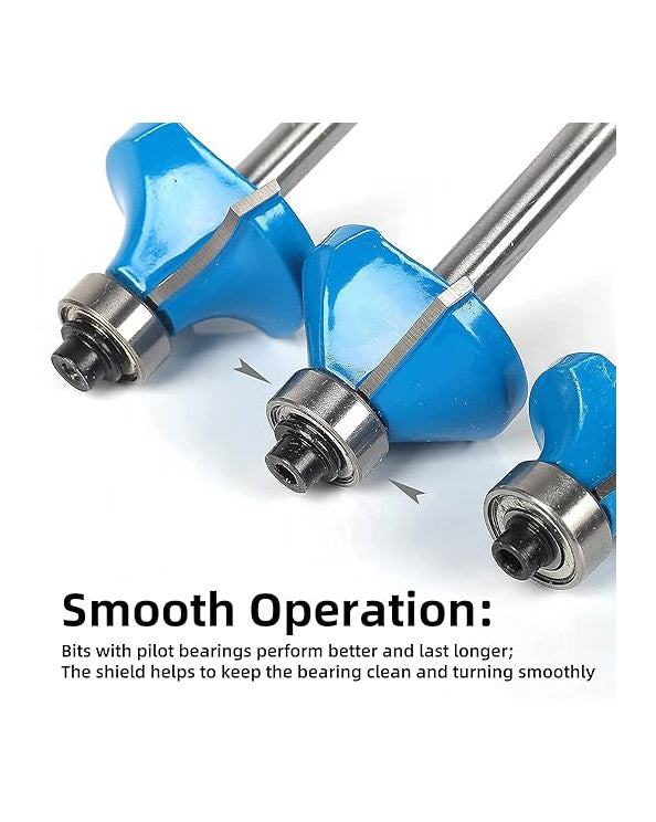 Professional Router Bit Kit 24pcs Model A 1/4" Shank