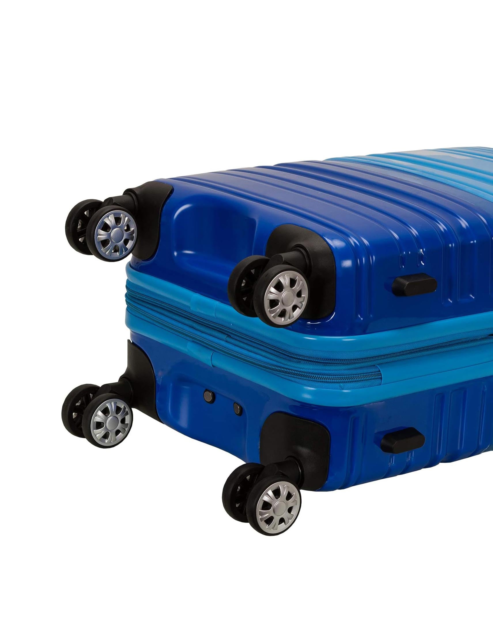Rockland Melbourne 20" Expandable Cabin Suitcase Blue