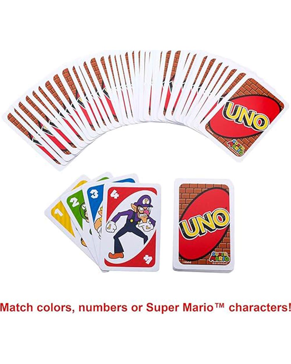 Super Mario Uno Card Game In Tin Age 7+