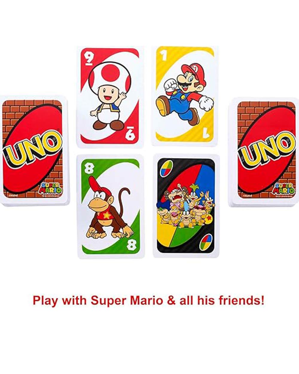 Super Mario Uno Card Game In Tin Age 7+