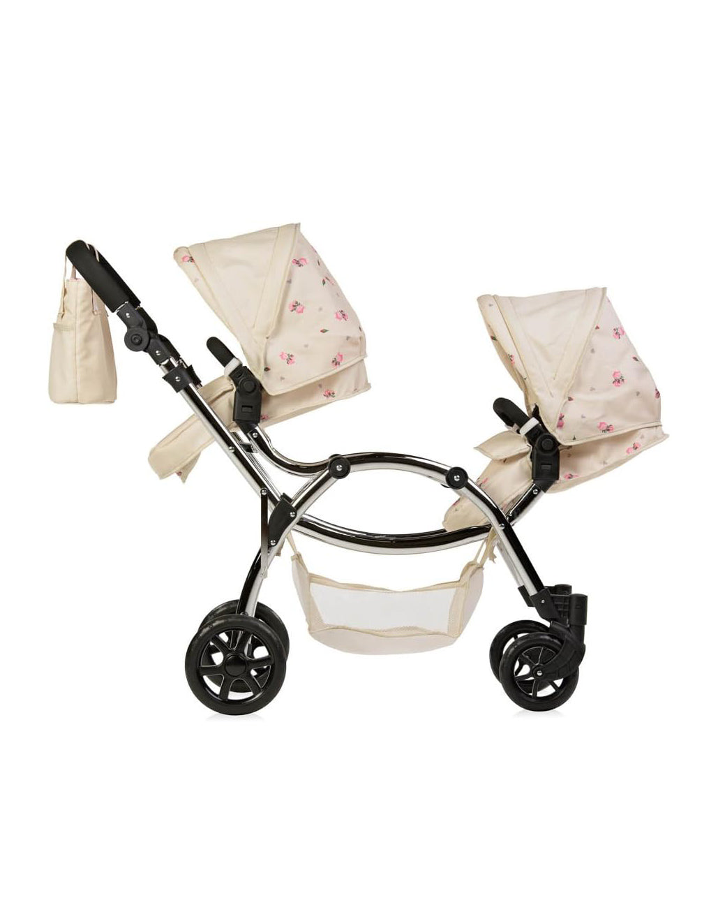 Roma Darcie Twin Cream Dolls Pram Ages 3+ Cream