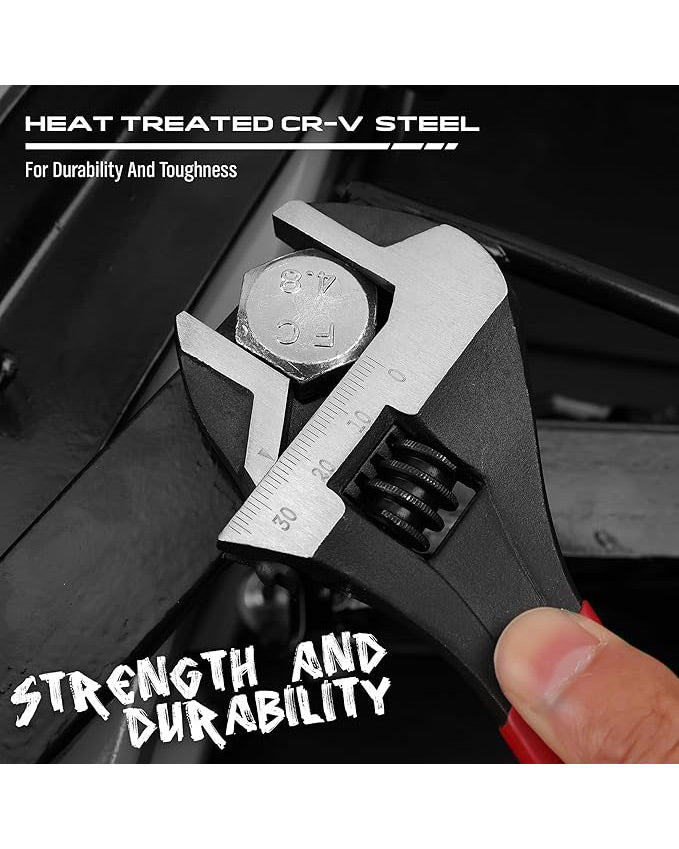 SEDY Adjustable Wrench Set Pipe Spanner: 6" 8" 10"