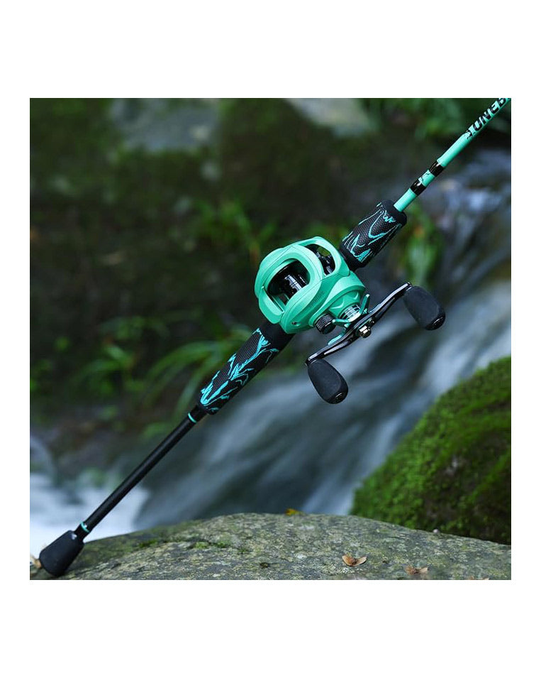 Fishing Rod Reel Combo IM6 Graphite 2Pc Blank Baitcasting