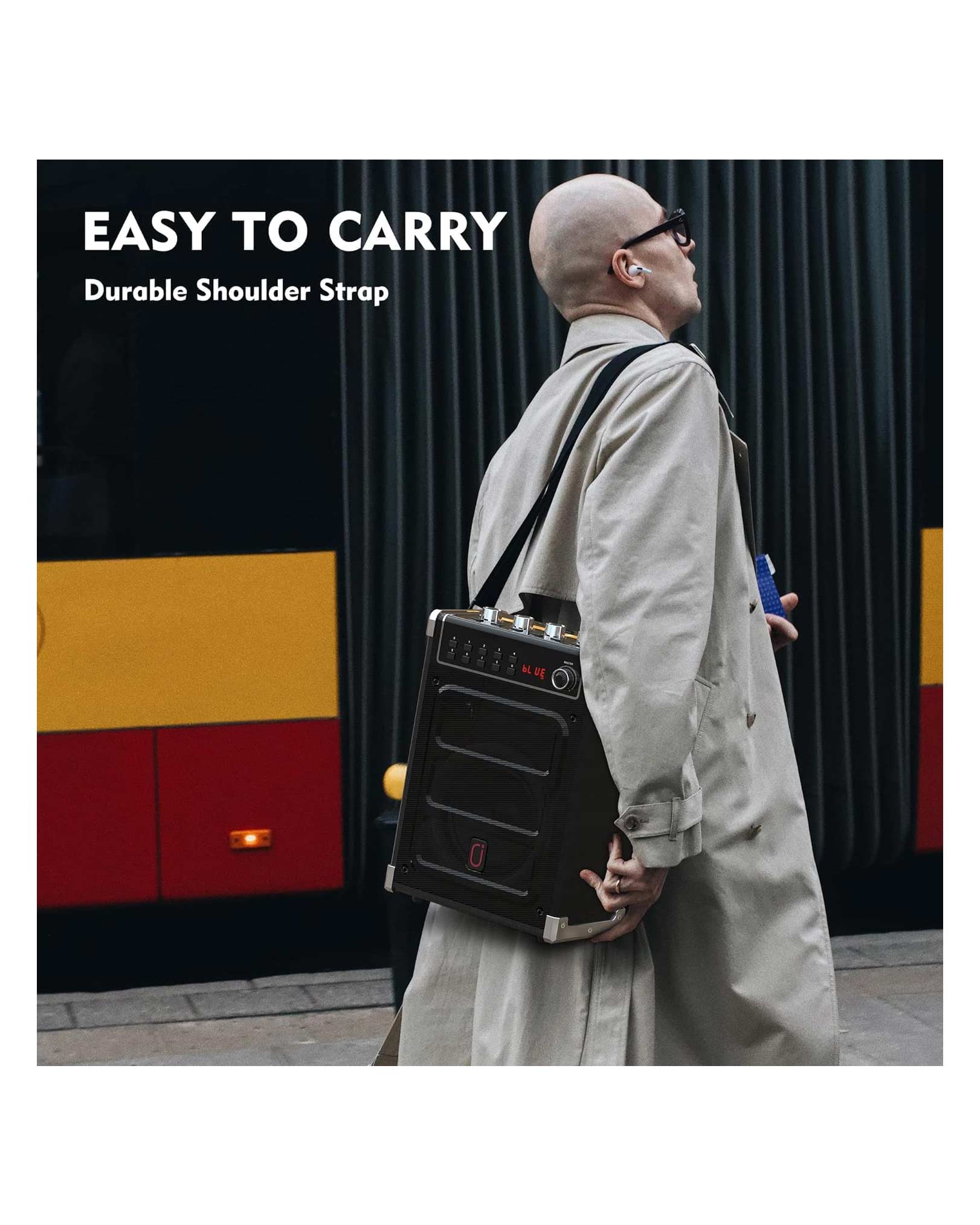 JYX Karaoke Machine with 2 UHF Wireless Microphones