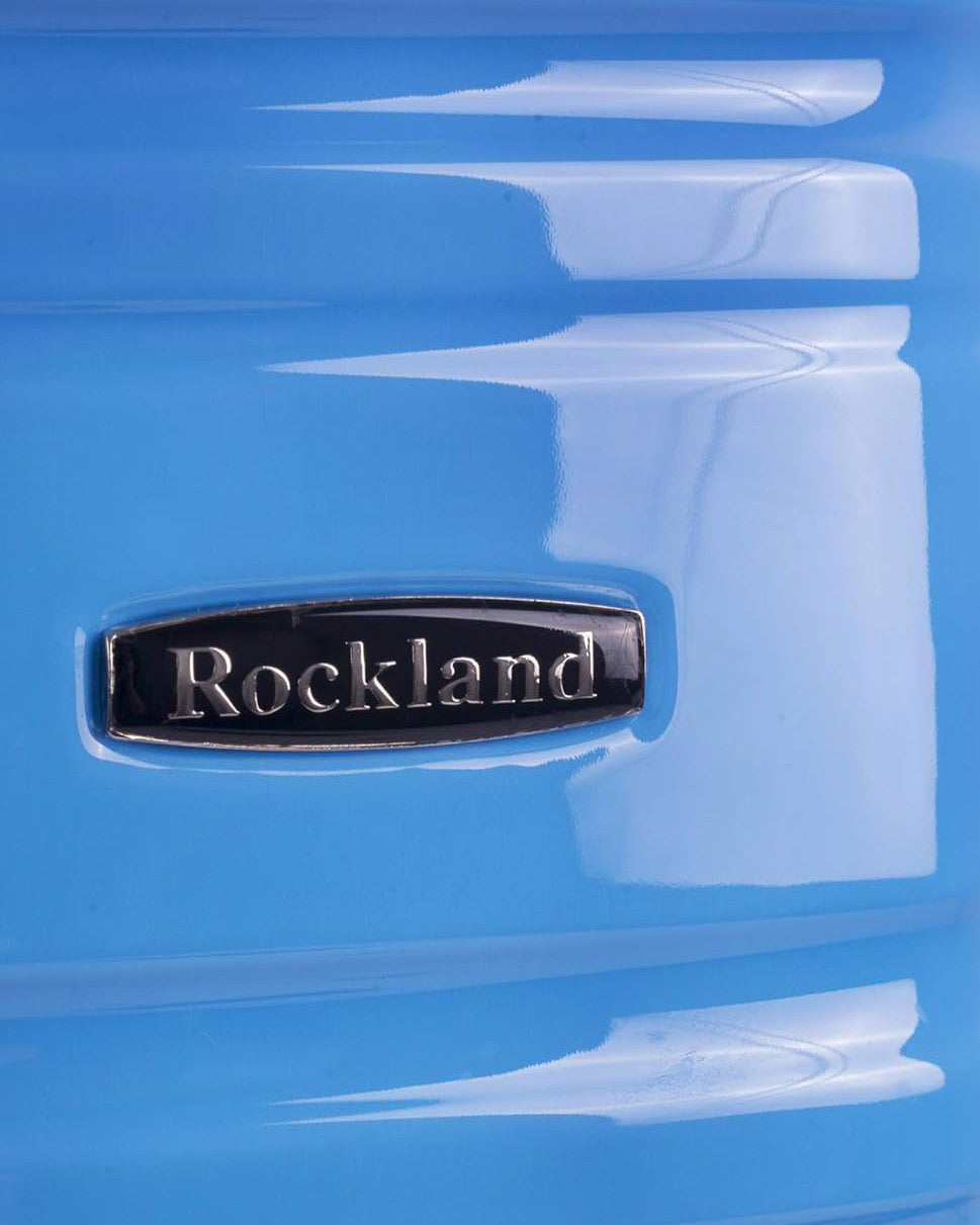 Rockland Melbourne 20" Expandable Cabin Suitcase Blue