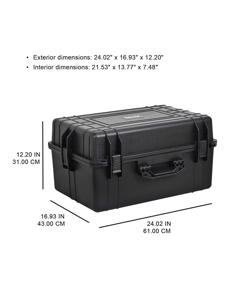 MEIJIA Portable Weather Waterproof Protective Hard Case
