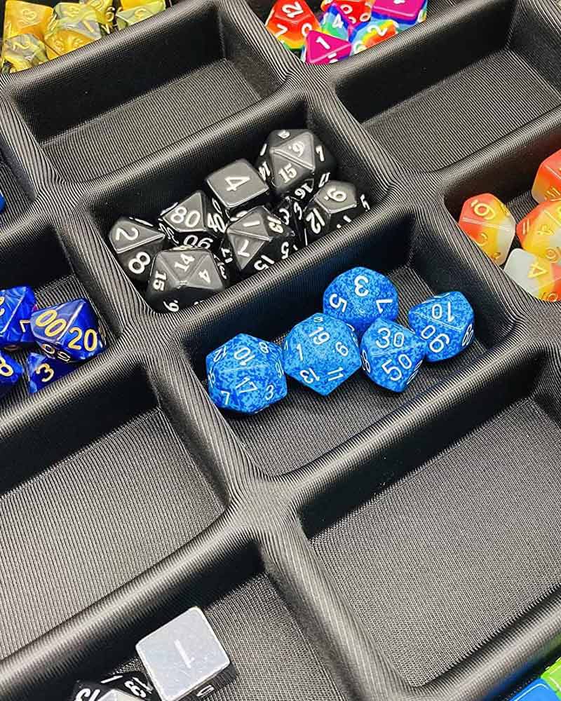 Grinning Gargoyle Dice Carry Case Organiser Black