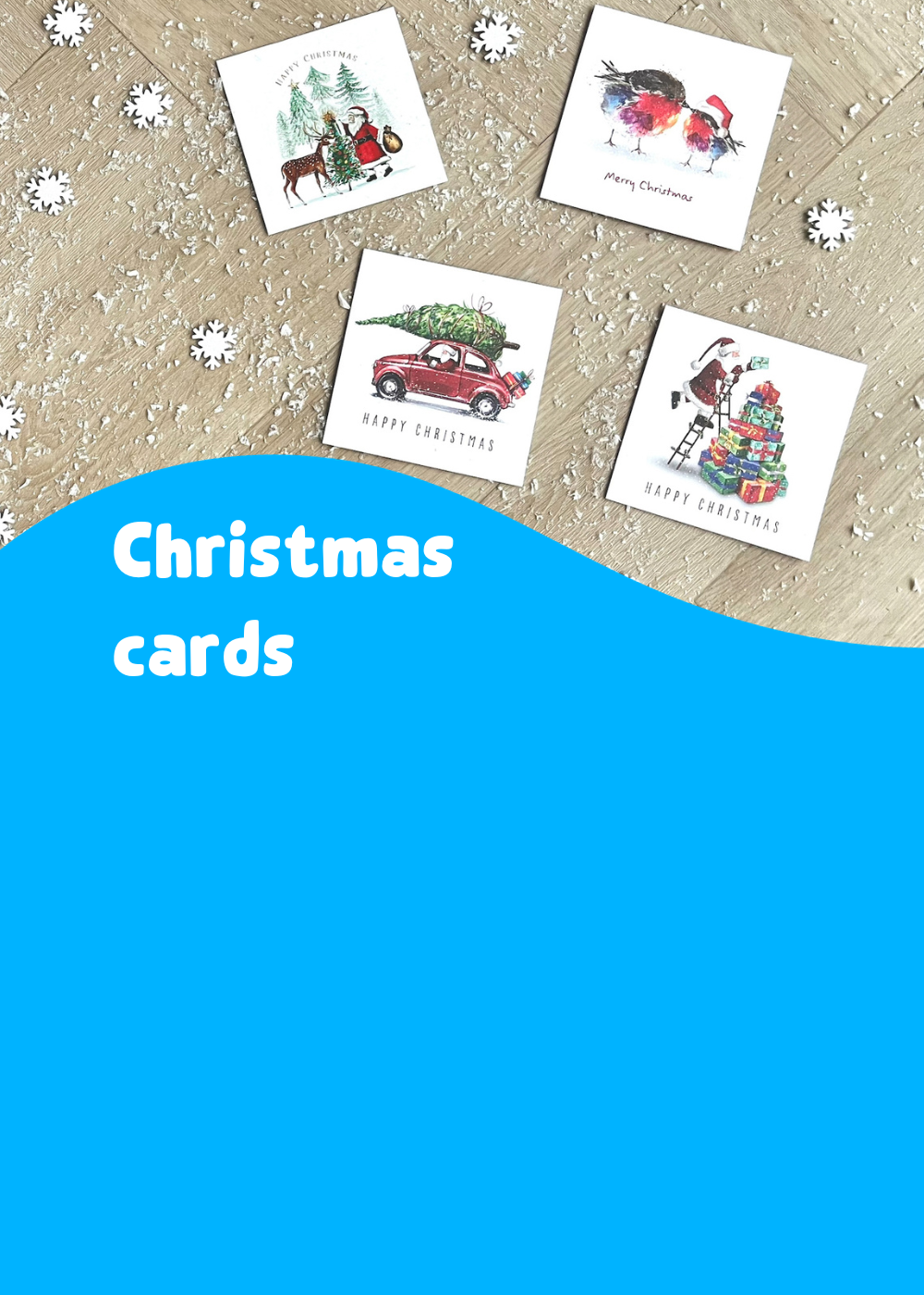 View our range of charity Christmas cards FSC paper and card 100% recyclable