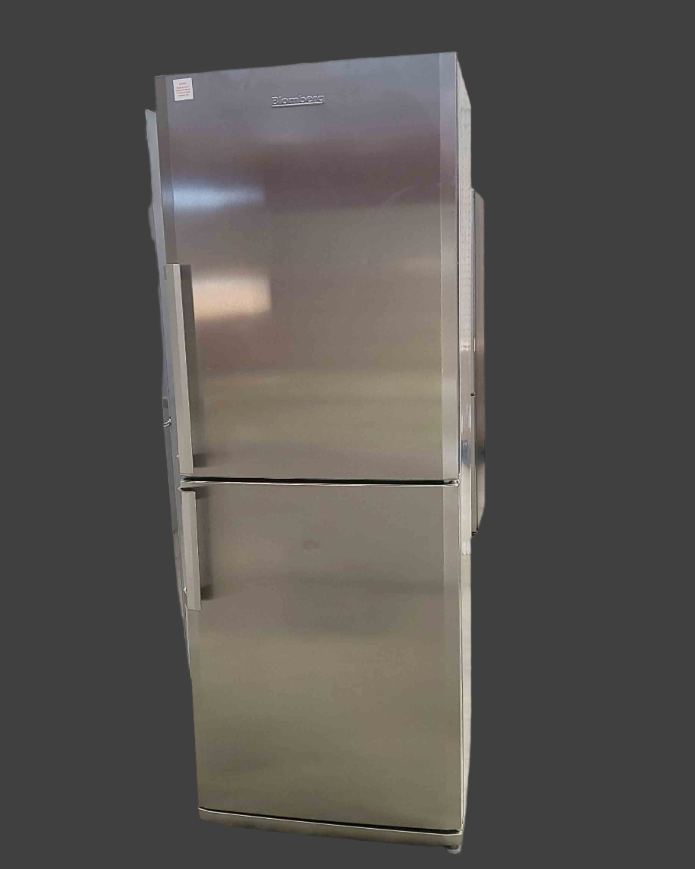 BLOMBERG Large Silver Fridge Freezer 