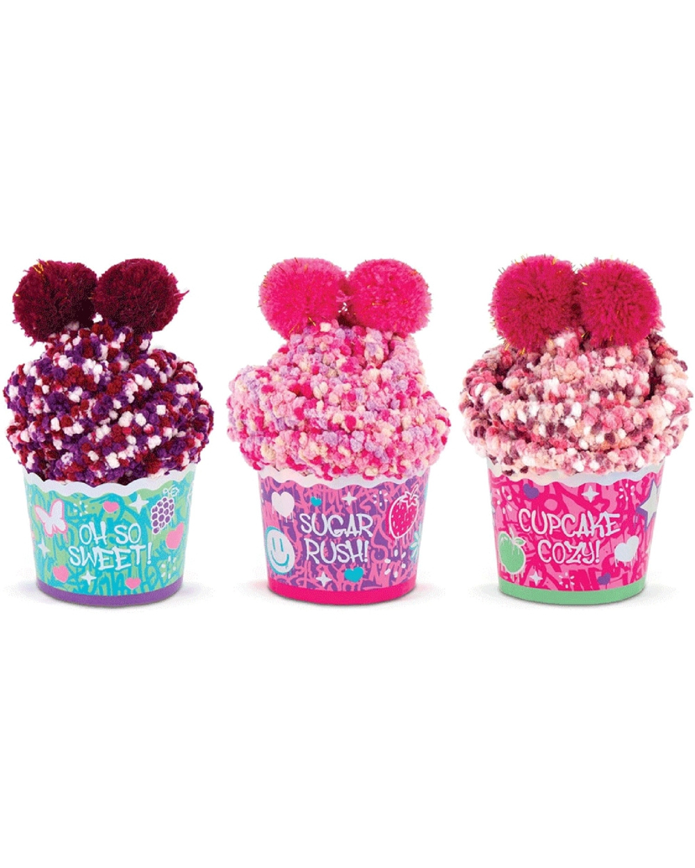 Make It Real So Sweet Cupcake Socks 3 Pack