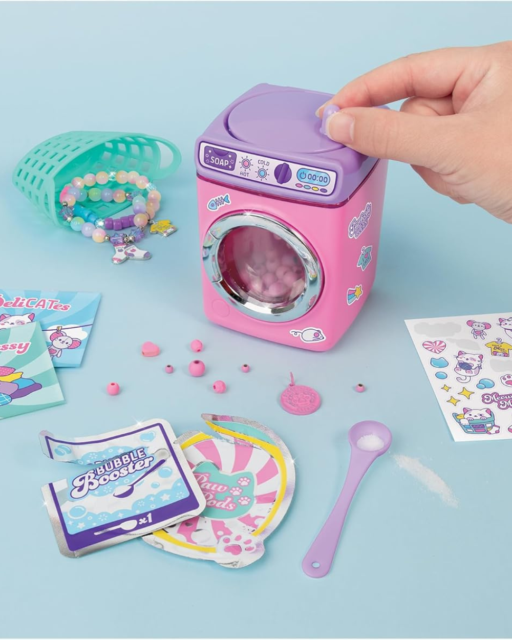 Make It Real Purrfect Wash N Bead DIY Bracelet Making Kit
