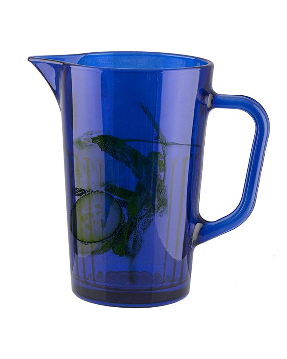 Trend For Home Glass Water Jug 1ltr Blue