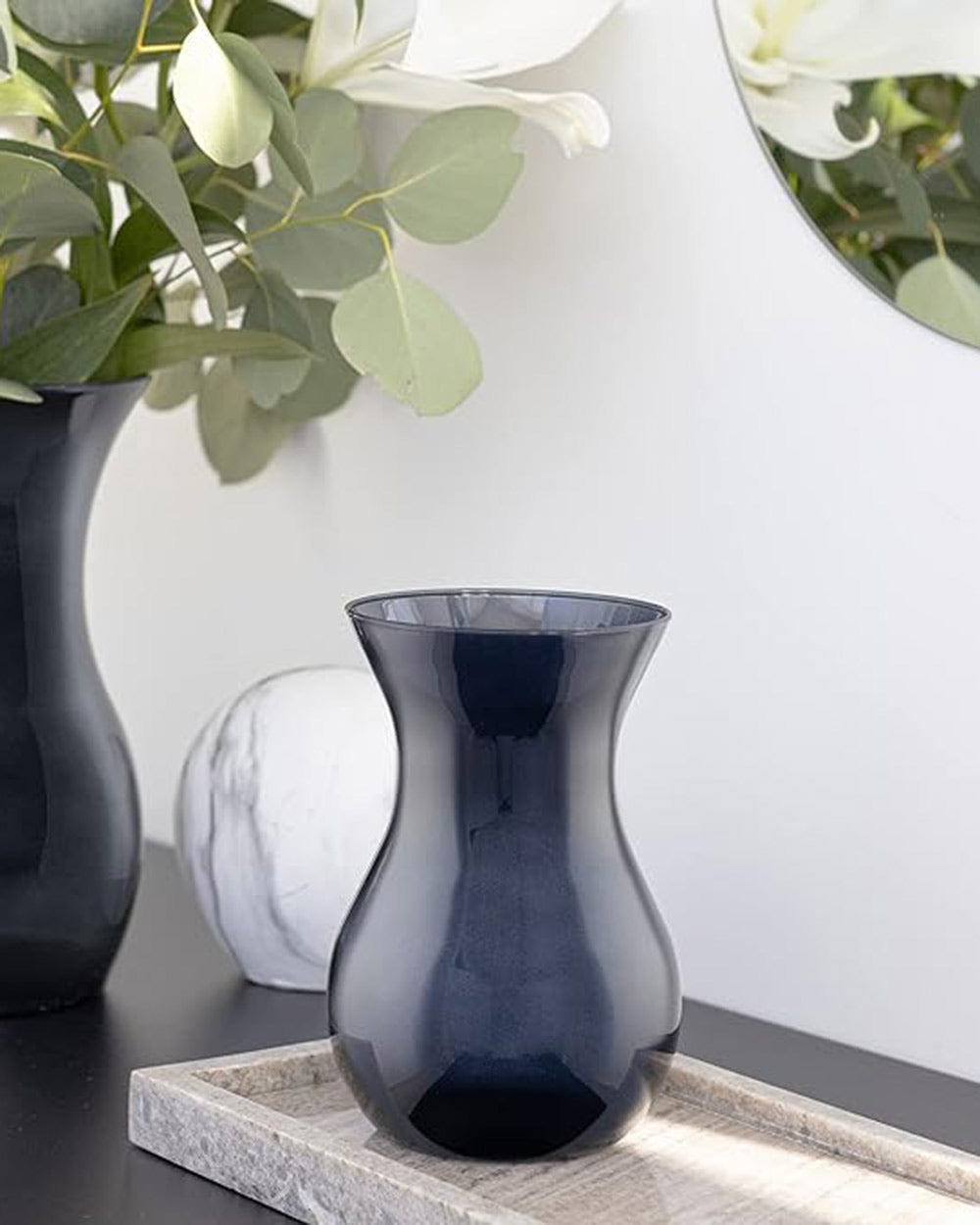 Trend For Home Glass Flower Vase Black