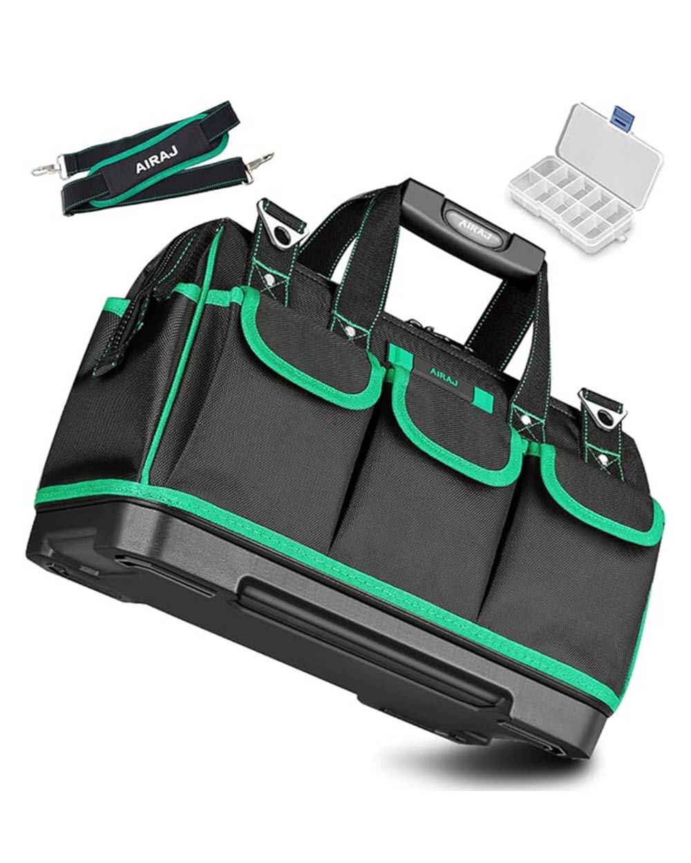 White cut out image of the tool bag.