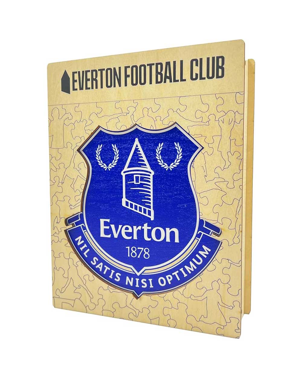 Official Everton Crest Wooden Jigsaw 150 Piece