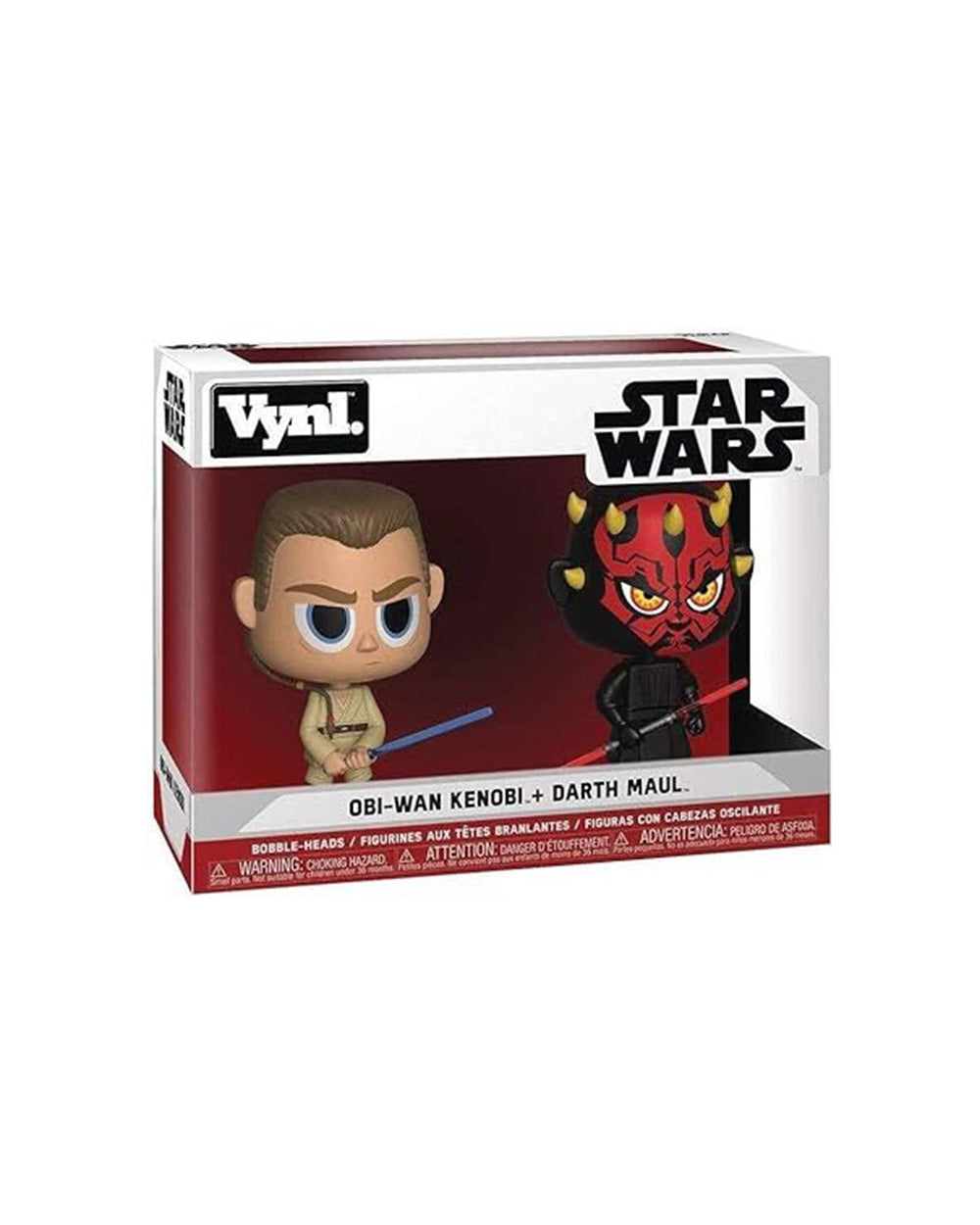 Star Wars Darth Maul & Obi Wan Collectable Vinyl Figure