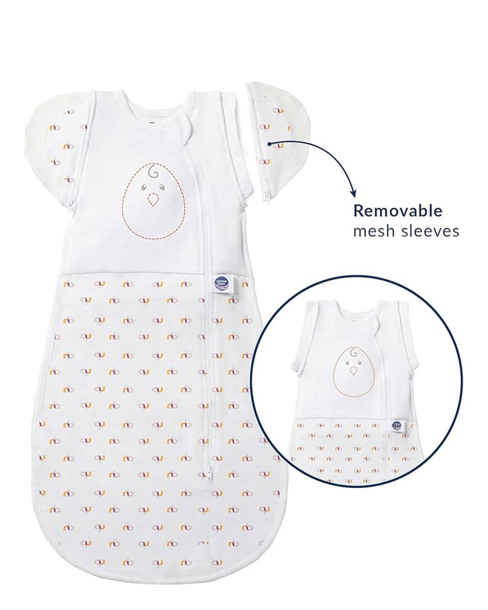 Nested Bean Zen One Baby Swaddle Small Babies 3-6 Month