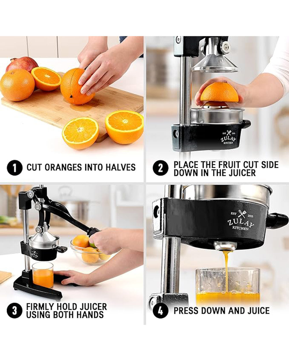 Zulay Professional Citrus Juicer And Lemon Squeezer