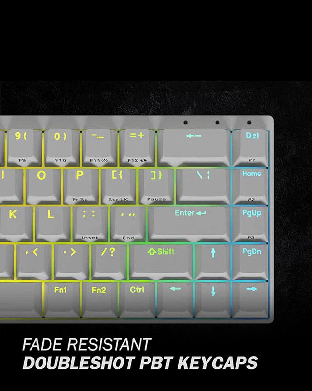 DURGOD Hades 68 RGB Mechanical Gaming Keyboard White