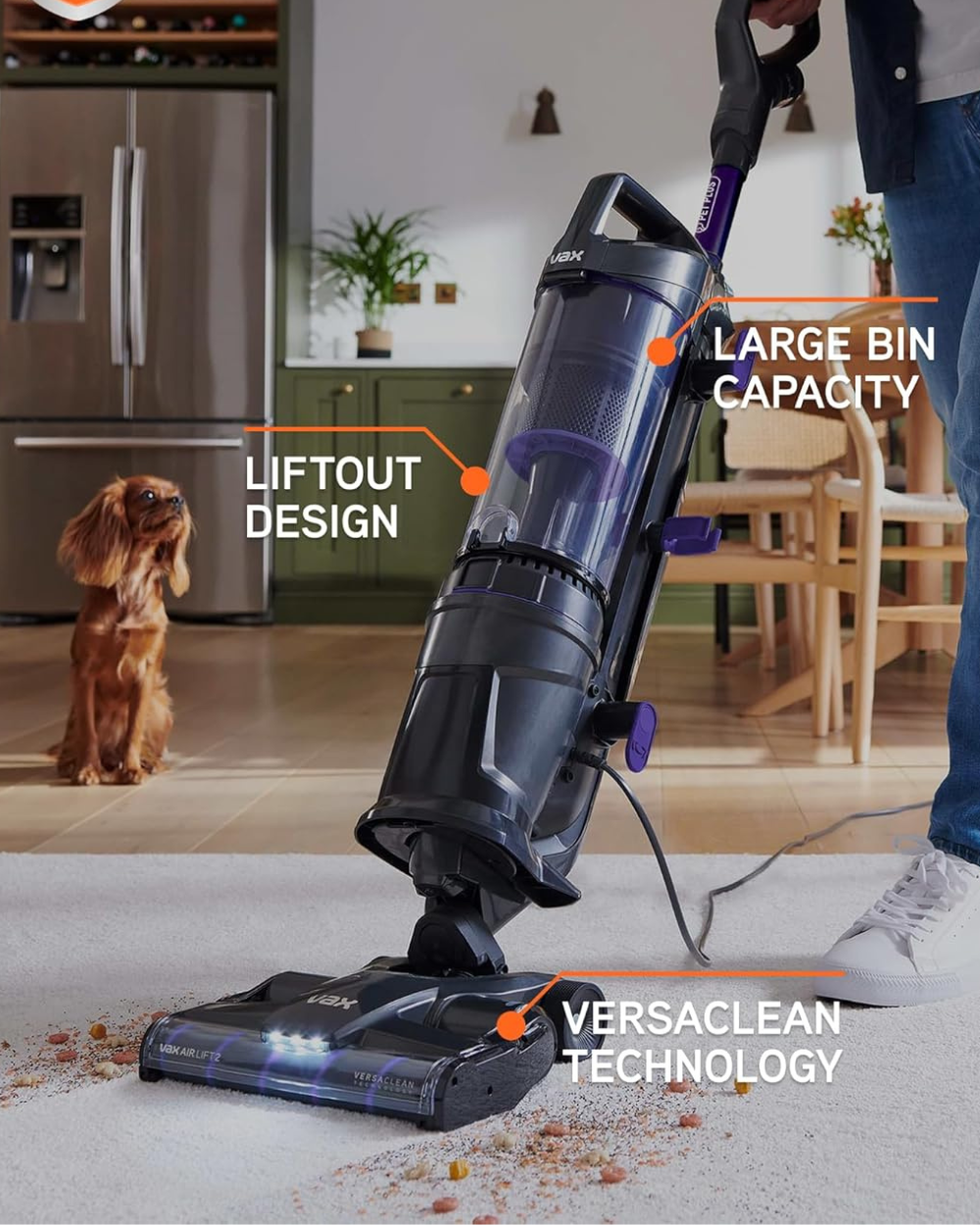 Vax Air Lift 2 Pet Plus Corded Upright Vacuum