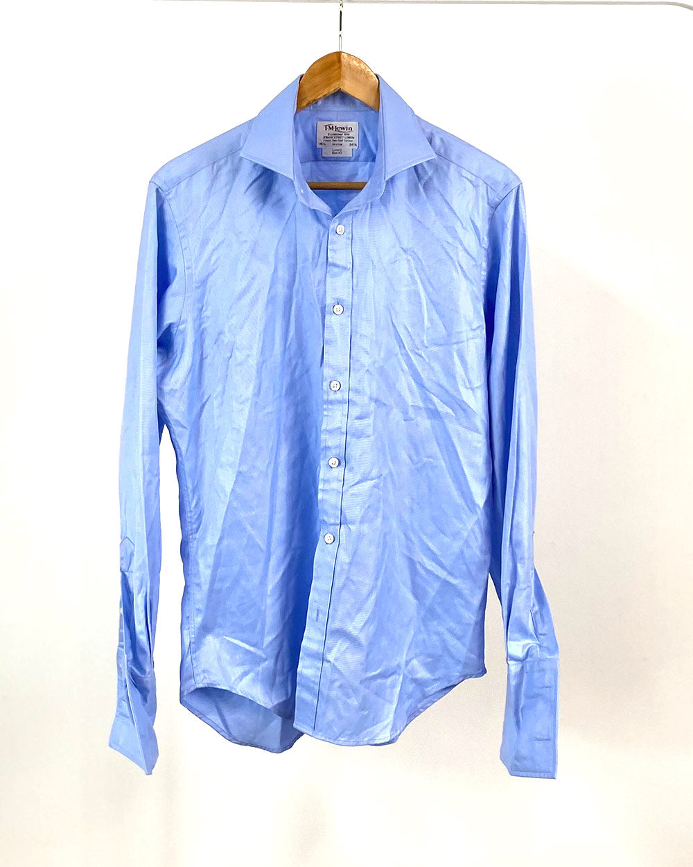 TM Lewin Blue Shirt Slim Fit