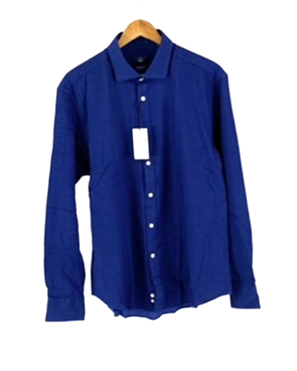 Moss Bros Blue Shirt Tailored Fit