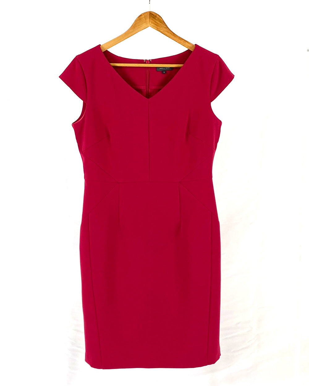 Pied A Terra Pink Short Sleeved Dress UK 12