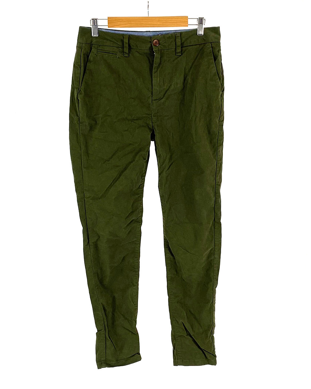 Superdry Khaki Chino Trousers Reg